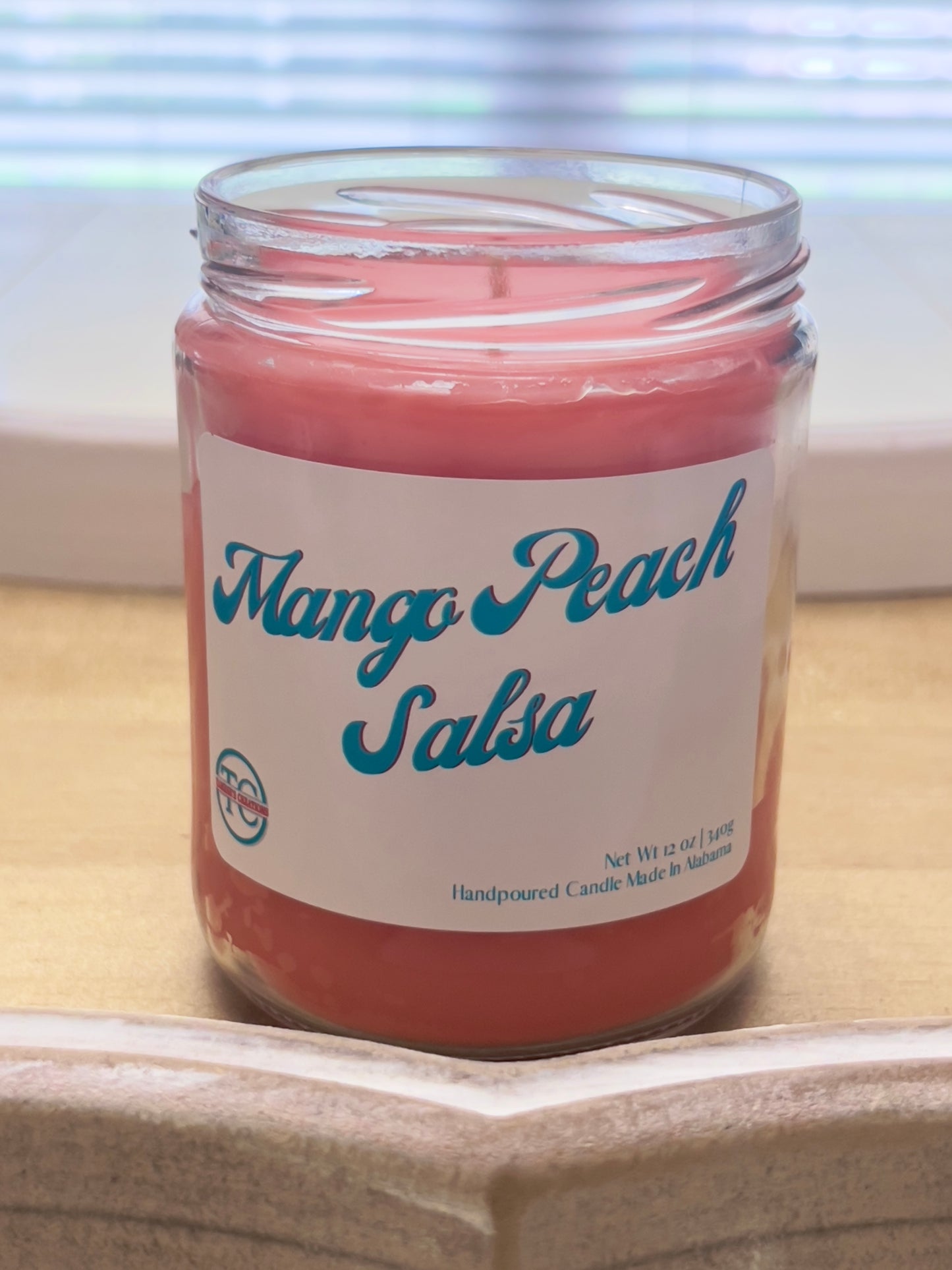 Mango Peach Salsa (type ) Candle (12oz)