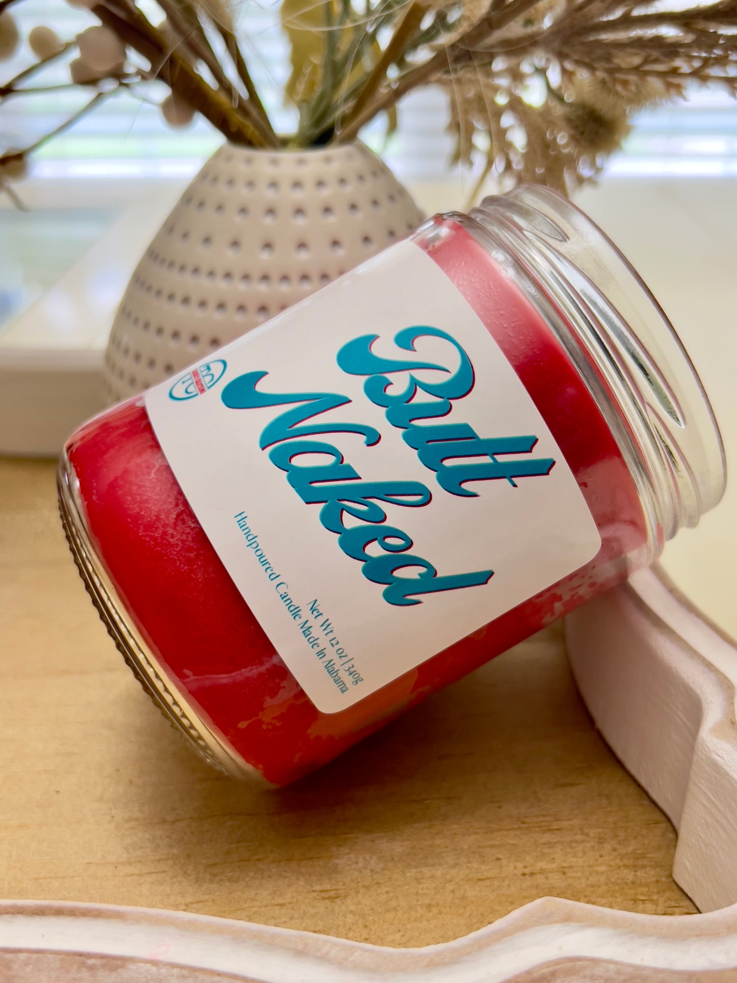 Butt Naked Candle (12oz)