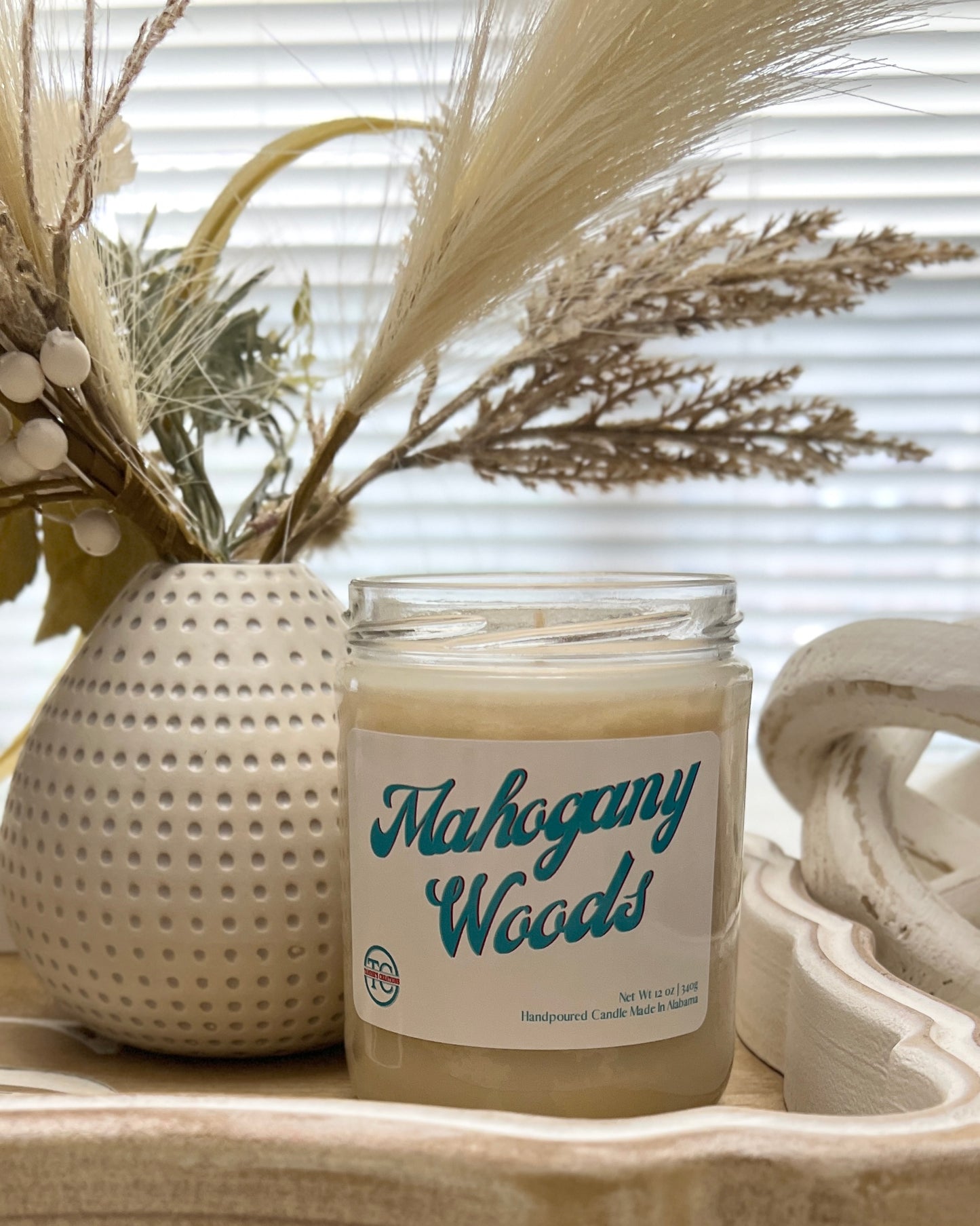 Mahogany Woods Candle (12 oz)