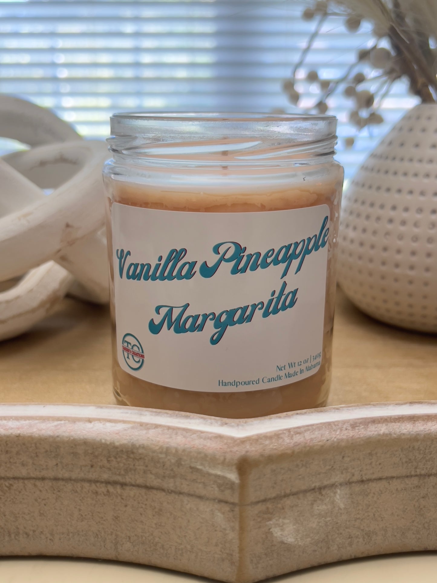 Vanilla Pineapple Margarita Candle (12oz)