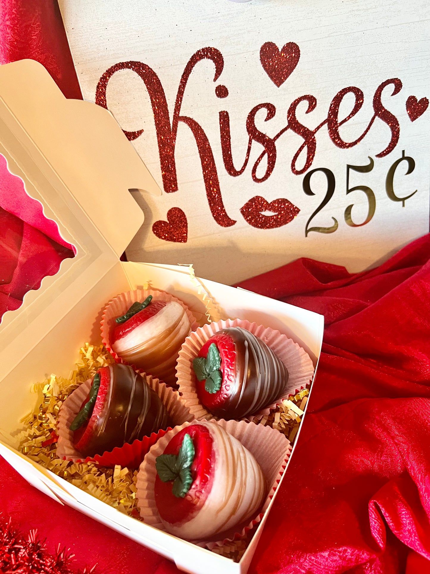 Chocolate Covered Strawberry Wax Melt Set