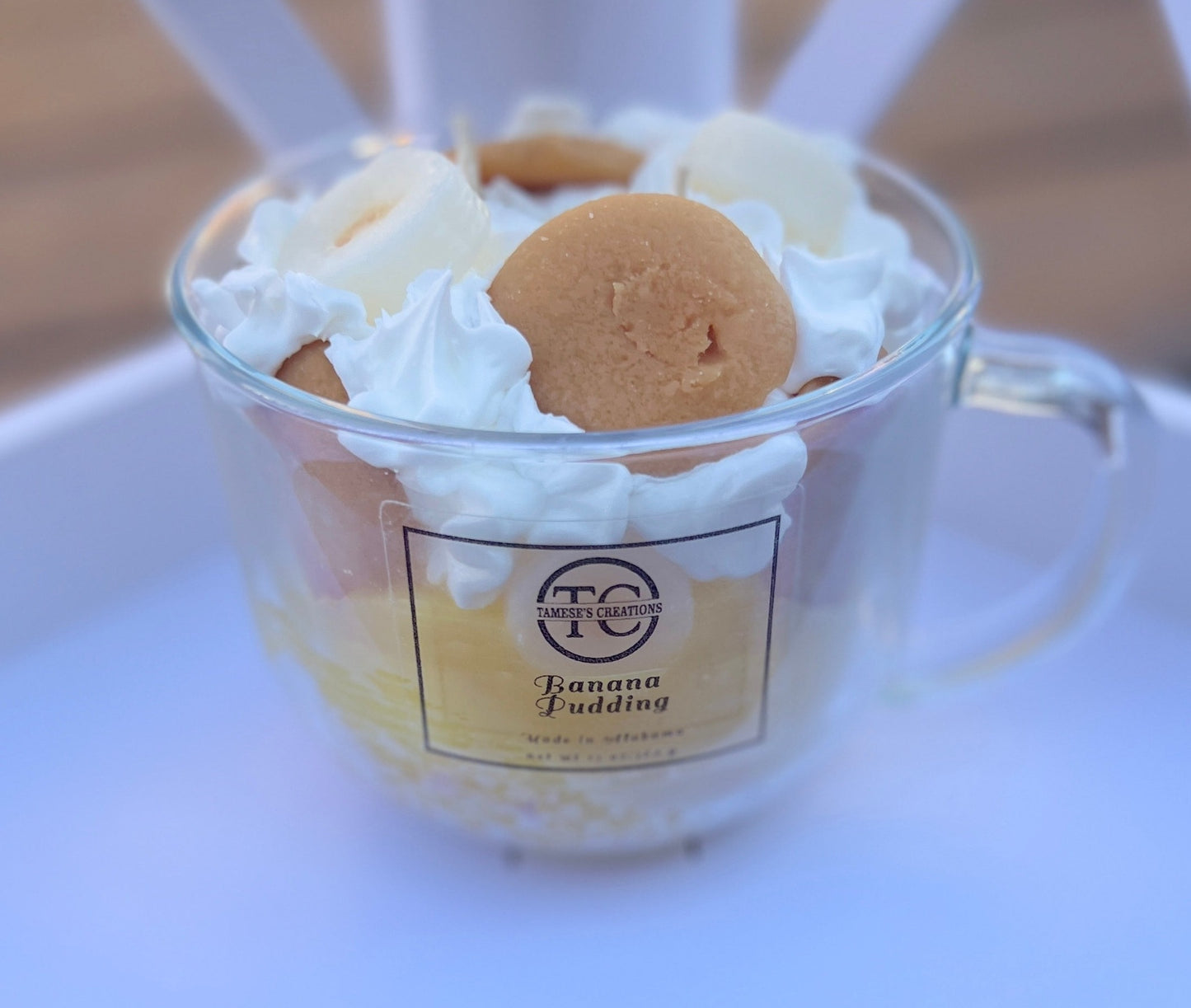 Banana Pudding Dessert Candle (13oz)