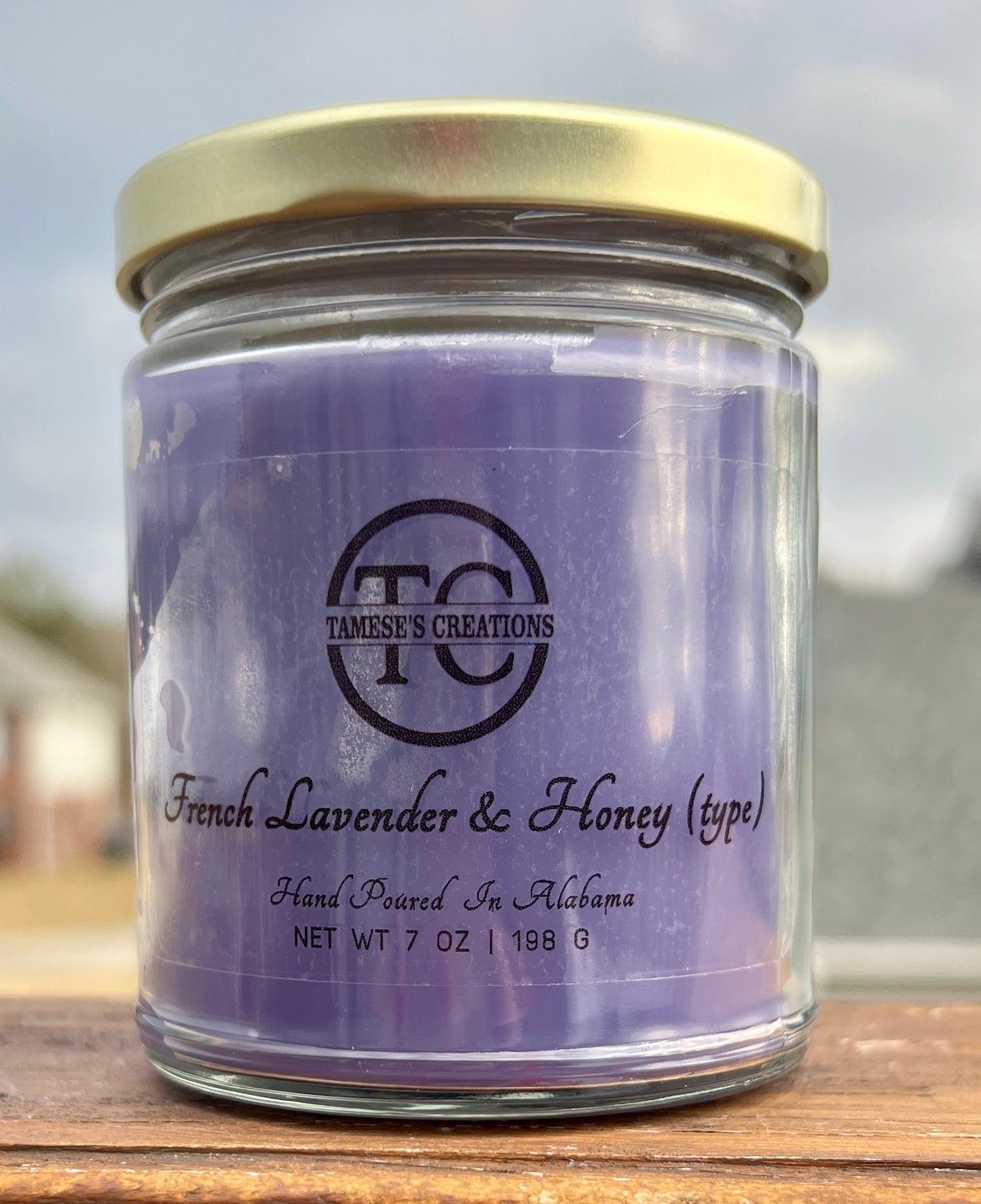 French Lavender & Honey (type) Candle (7oz)