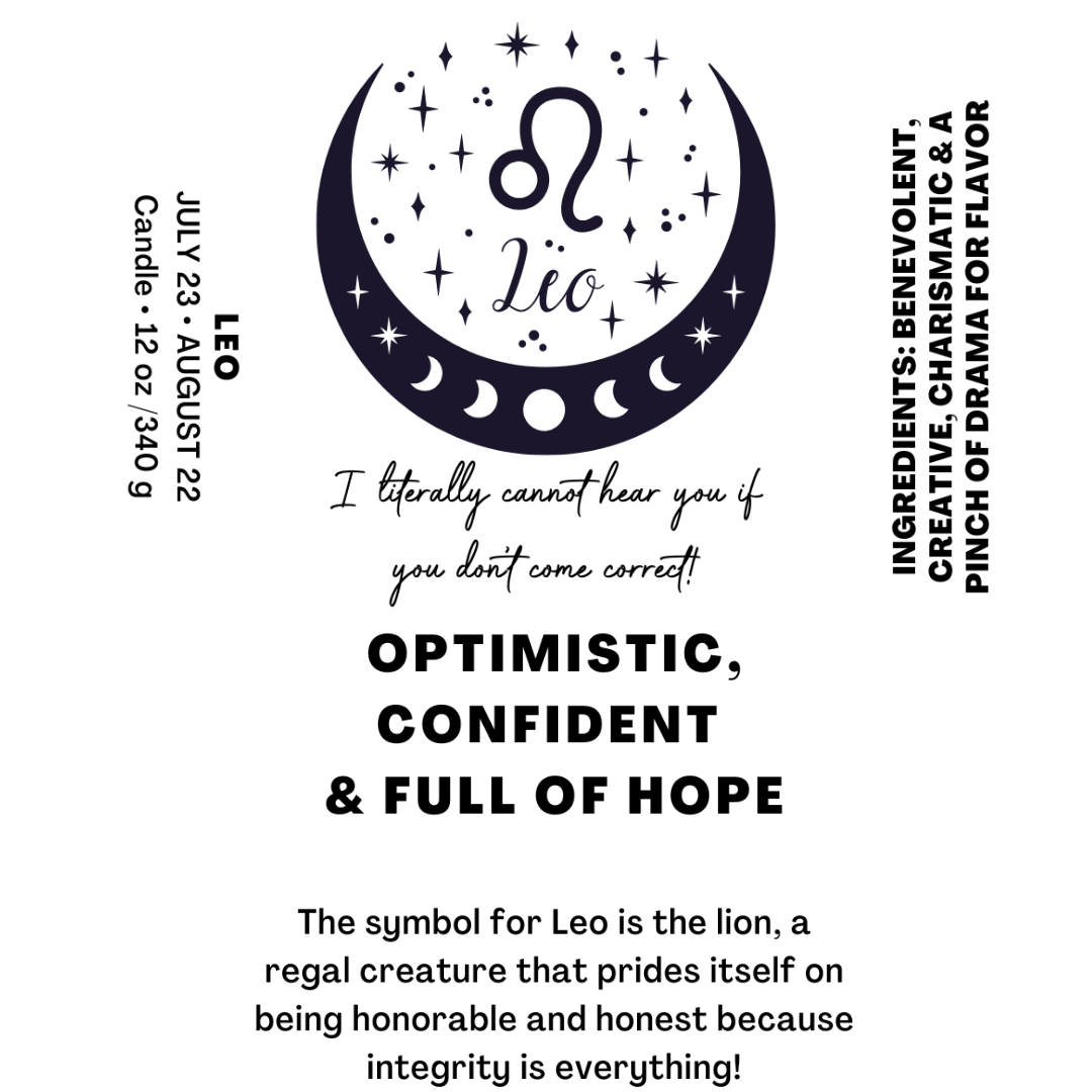 Astrology Candle 12 oz
