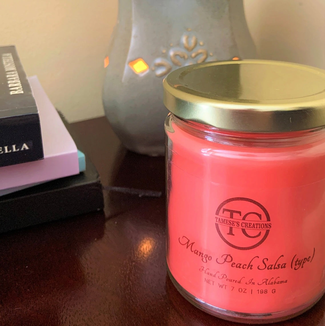 Mango Peach Salsa (type) Candle (7oz)