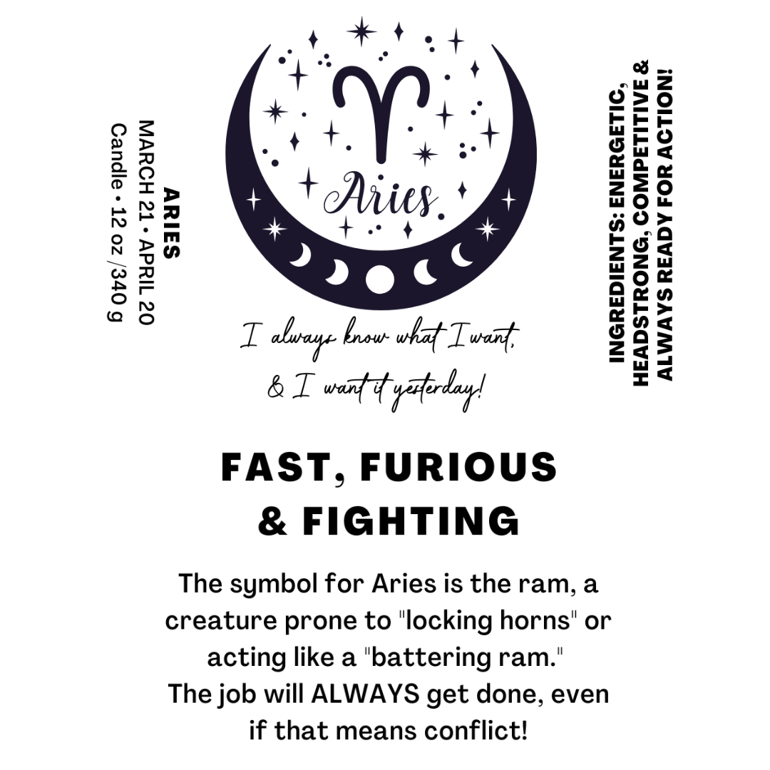 Astrology Candle 12 oz