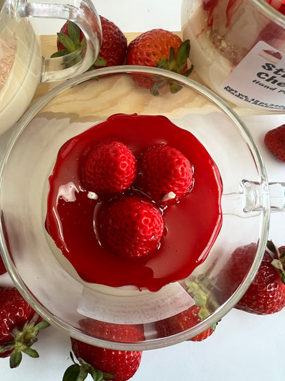 Strawberry Cheesecake Desssert Candle