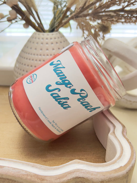 Mango Peach Salsa (type ) Candle (12oz)