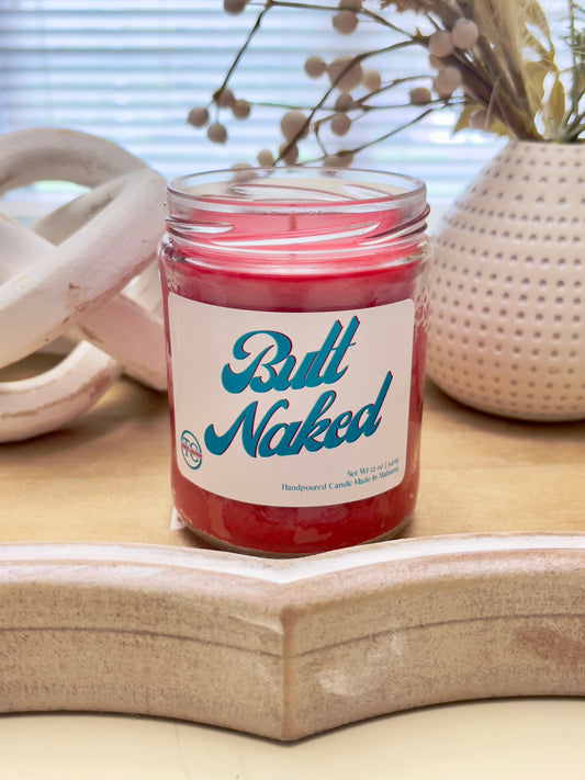 Butt Naked Candle (12oz)
