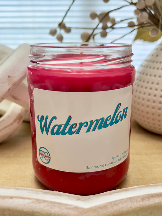 Watermelon Candle (12 oz)