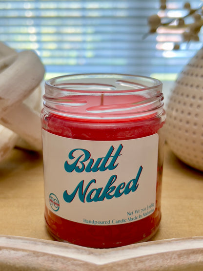 Butt Naked Candle (7oz)