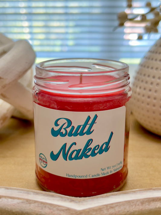 Butt Naked Candle (7oz)