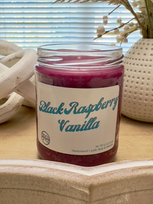 Black Raspberry Vanilla (type) Candle (12oz)