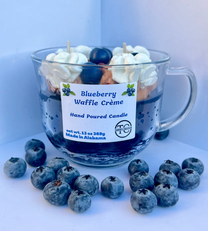 Blueberry Waffle Crème Candle 13 oz