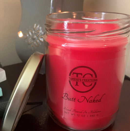 Butt Naked Candle (12oz)
