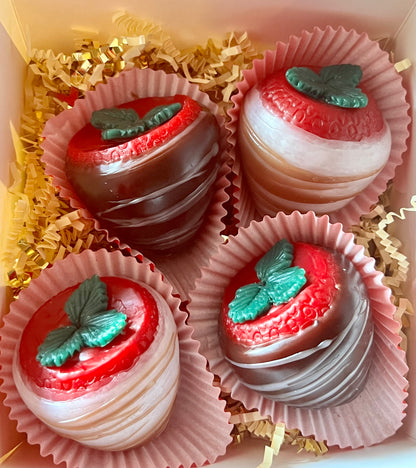 Chocolate Covered Strawberry Wax Melt Set