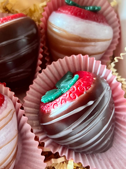Chocolate Covered Strawberry Wax Melt Set