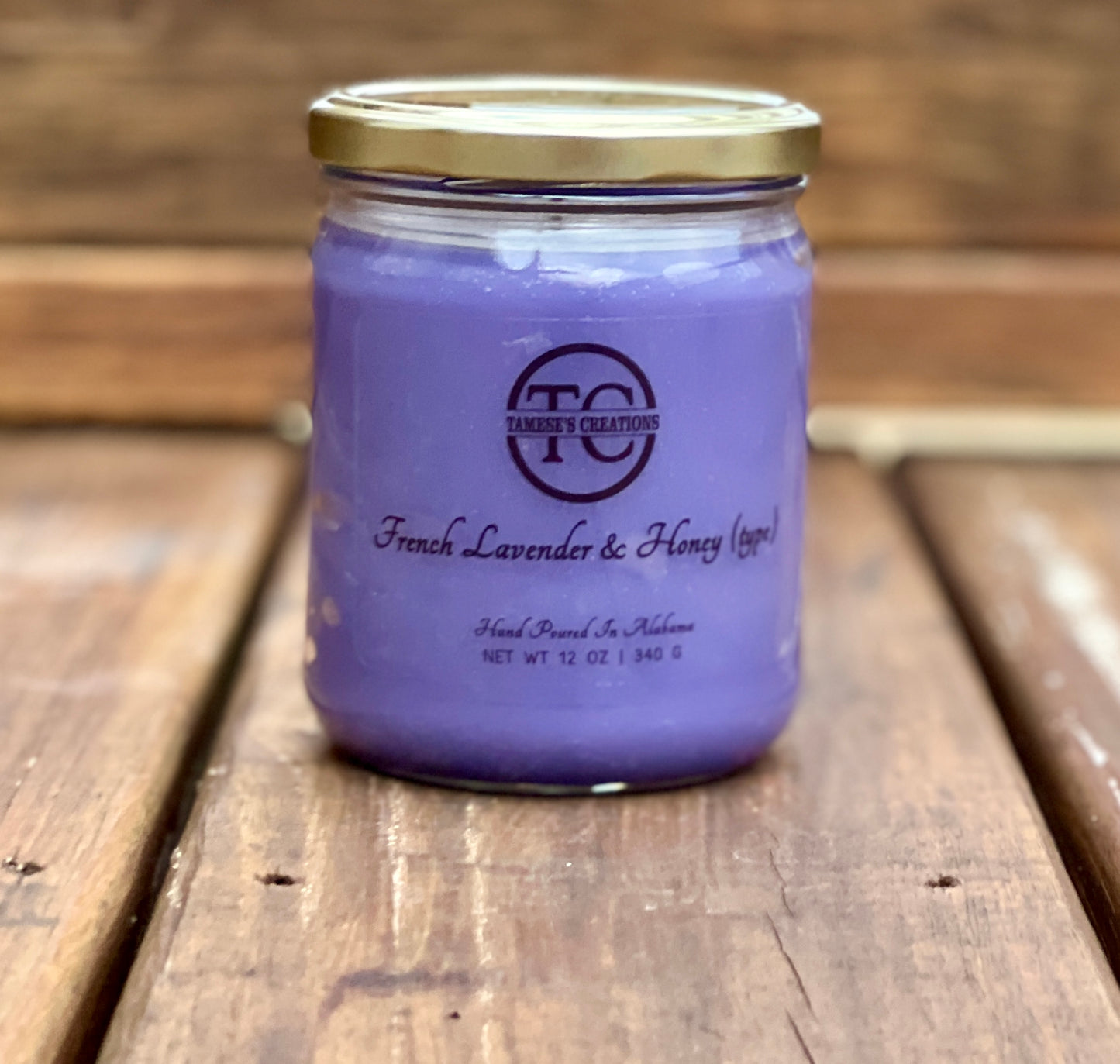 French Lavender & Honey (type ) Candle (12oz)
