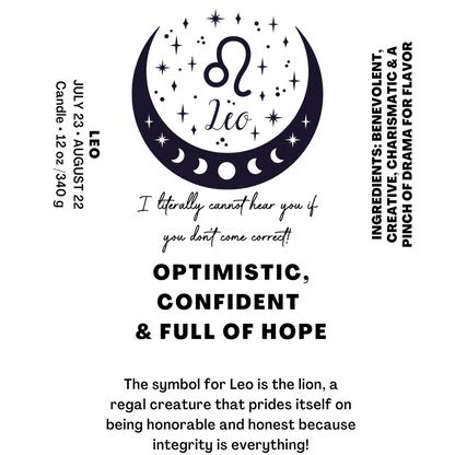 Astrology Candle 12 oz