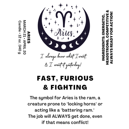Astrology Candle 12 oz